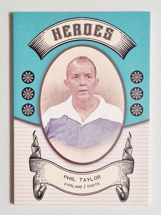 Phil Taylor - 2024 Futera National Team England Darts HEROES #MH12 /250
