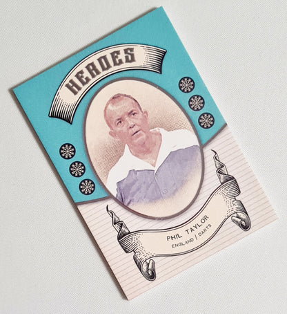 Phil Taylor - 2024 Futera National Team England Darts HEROES #MH12 /250
