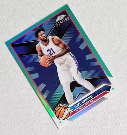 Joel Embiid - 2024 Topps Chrome NBA Basketball Philadelphia #100 /199
