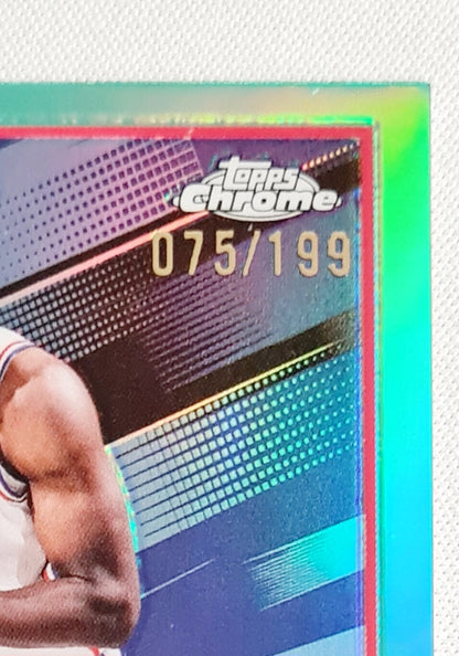 Joel Embiid - 2024 Topps Chrome NBA Basketball Philadelphia #100 /199