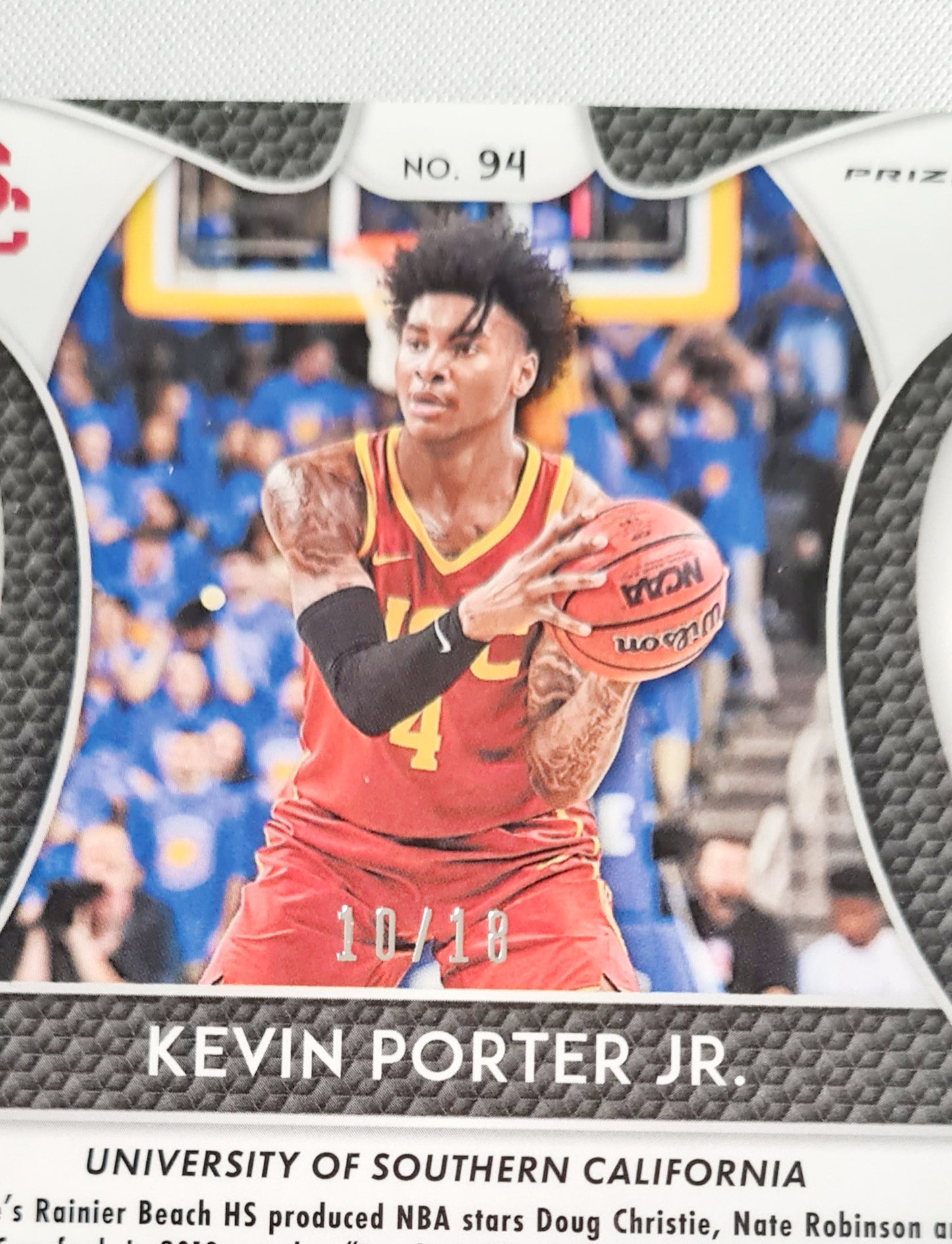 Kevin Porter Jr. - 2019 Panini Prizm Draft Picks Basketball (RC) - #94 Green Cracked Ice /18