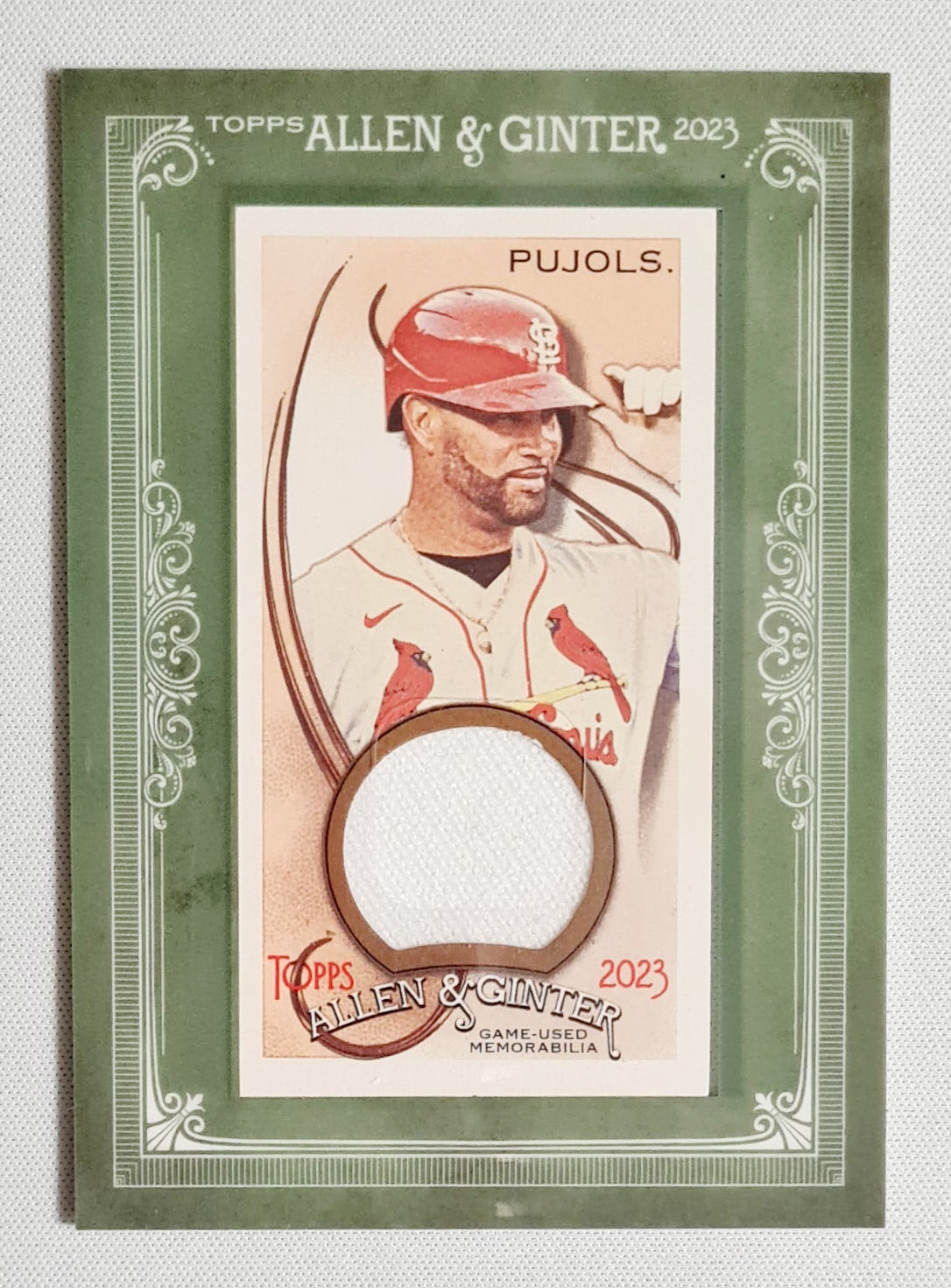 Albert Pujols - 2023 Topps Allen & Ginter MLB St. Louis Cardinals #MFR-AP Games-Used Memorabilia /Patch