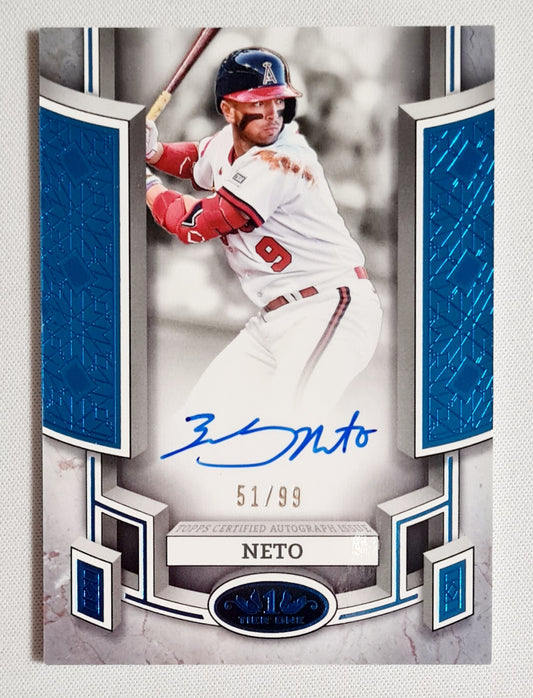 Neto - 2024 Topps Tier One Baseball MLB Angels #BOA-ZN /Auto /99