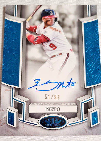 Neto - 2024 Topps Tier One Baseball MLB Angels #BOA-ZN /Auto /99