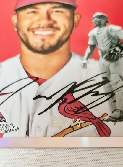 Ivan Herrera - 2023 Topps Chrome MLB Baseball St. Louis Cardinals #28 Platinum Anniversary 24/75