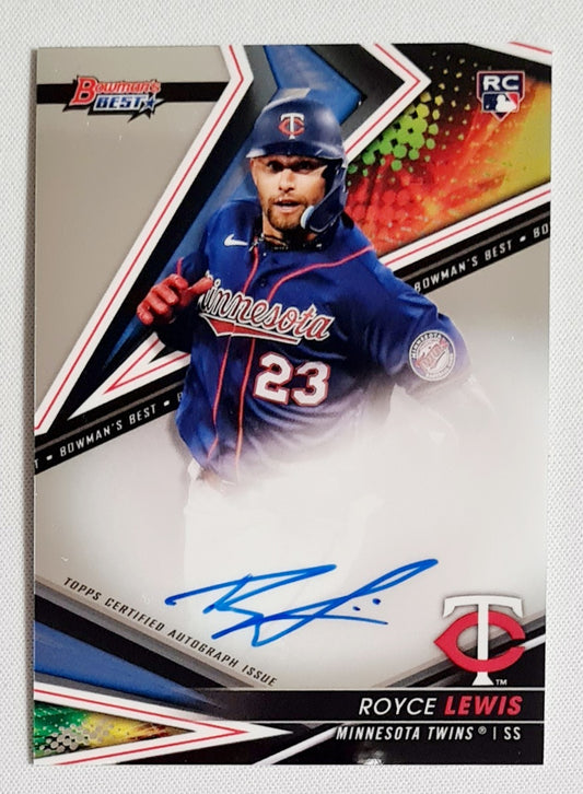 Royce Lewis - 2022 Topps Bowman's Best MLB Minnesota Twins (RC) #B22-RL /Auto