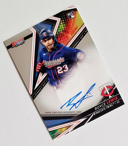 Royce Lewis - 2022 Topps Bowman's Best MLB Minnesota Twins (RC) #B22-RL /Auto