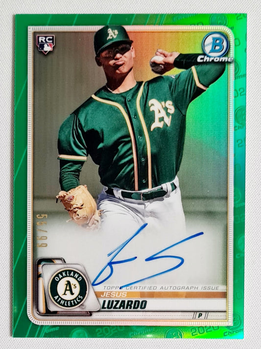 Jesus Luzardo - 2020 Topps Bowman Chrome MLB Baseball Oakland Athletics (RC) #CRA-JL /99 /Auto