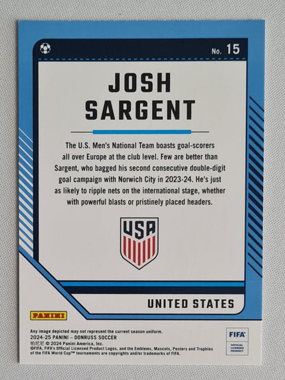 Josh Sargent - 2024/25 Panini Donruss Soccer FIFA #15
