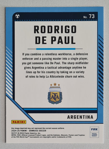 Rodrigo De Paul - 2024/25 Panini Donruss Soccer FIFA #73