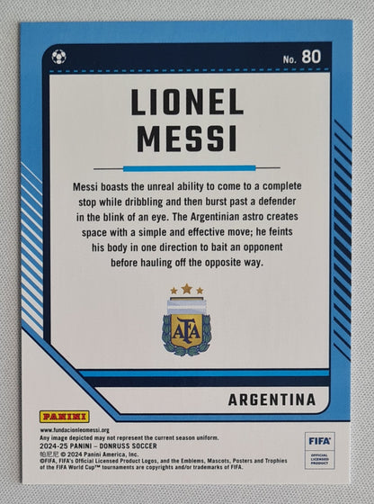 Lionel Messi - 2024/25 Panini Donruss Soccer FIFA #80