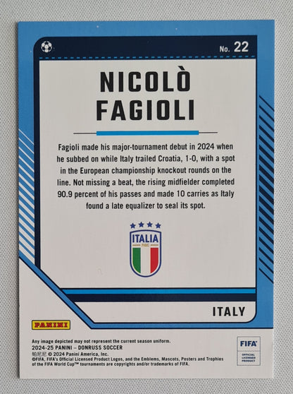 Nicolo Fagioli - 2024/25 Panini Donruss Soccer FIFA #22