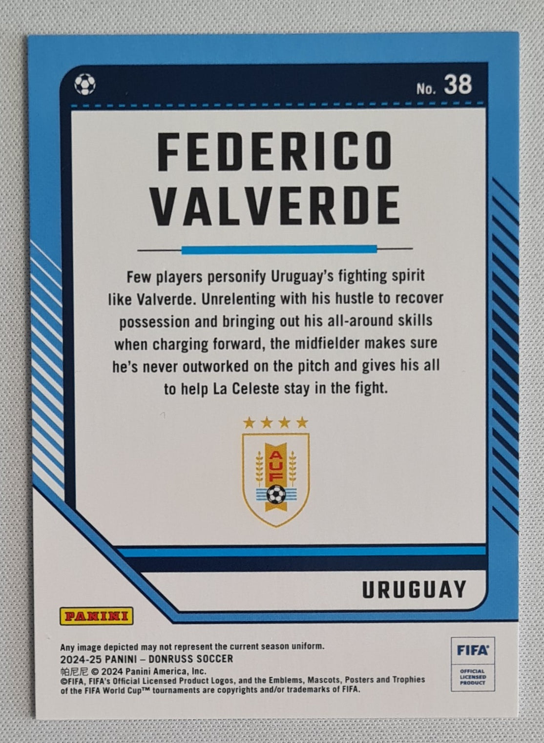 Federico Valverde - 2024/25 Panini Donruss Soccer FIFA #38