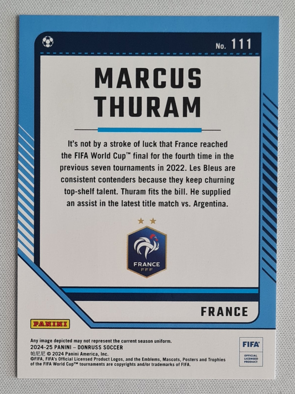 Marcus Thuram - 2024/25 Panini Donruss Soccer FIFA #111