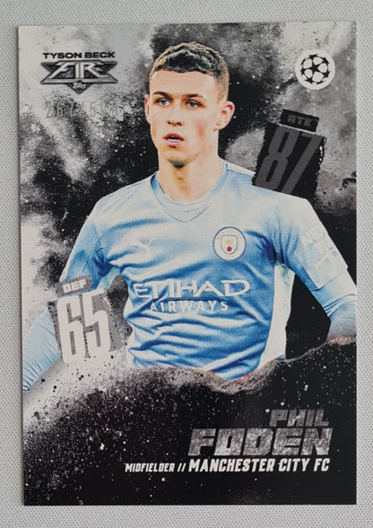 Phil Foden - Topps Match Attax Manchester City FC Tyson Beck Fire /500