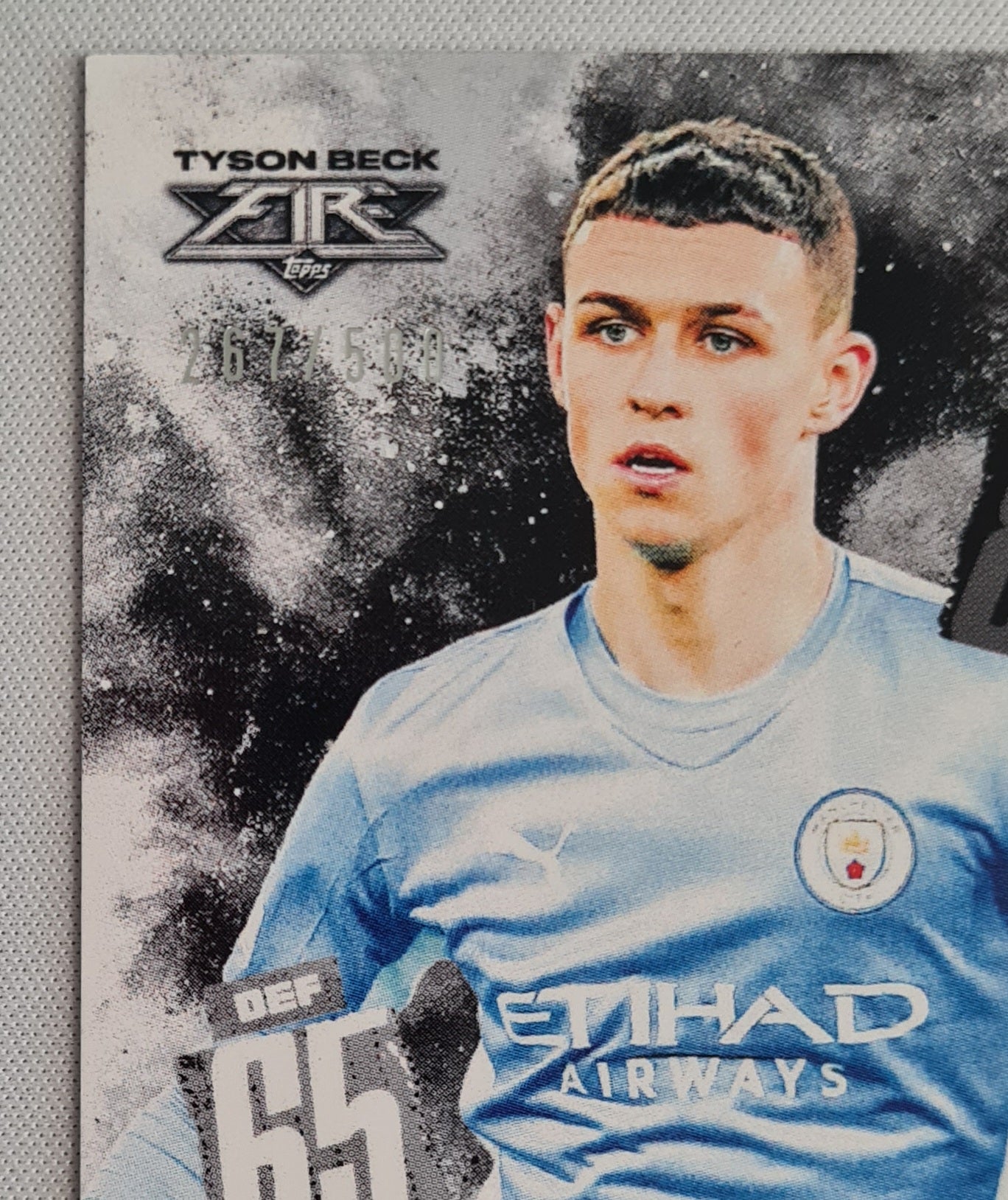 Phil Foden - Topps Match Attax Manchester City FC Tyson Beck Fire /500