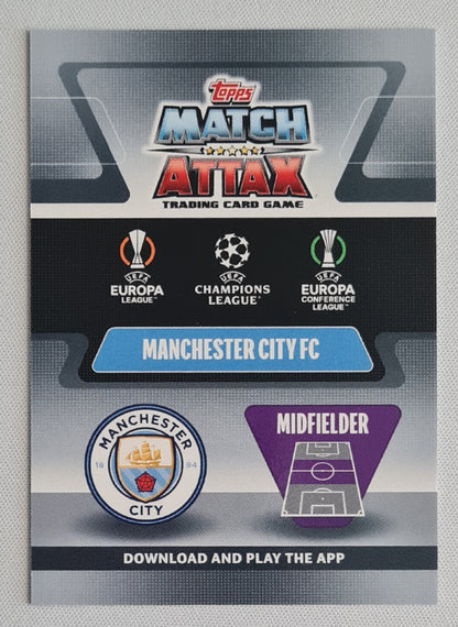 Phil Foden - Topps Match Attax Manchester City FC Tyson Beck Fire /500