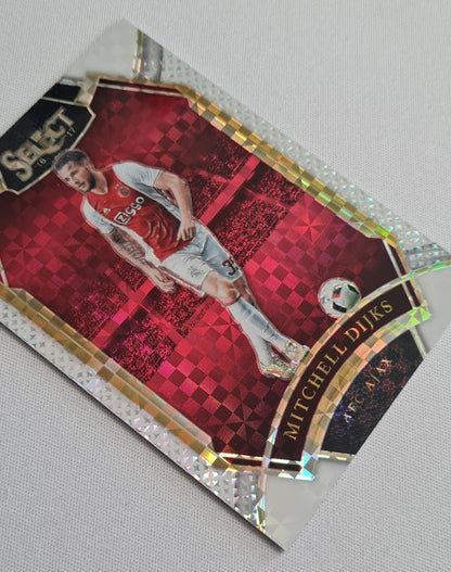 Mitchell Dijks - 2016 Panini Select Ajax Amsterdam #268 White Prizm Field Level /99