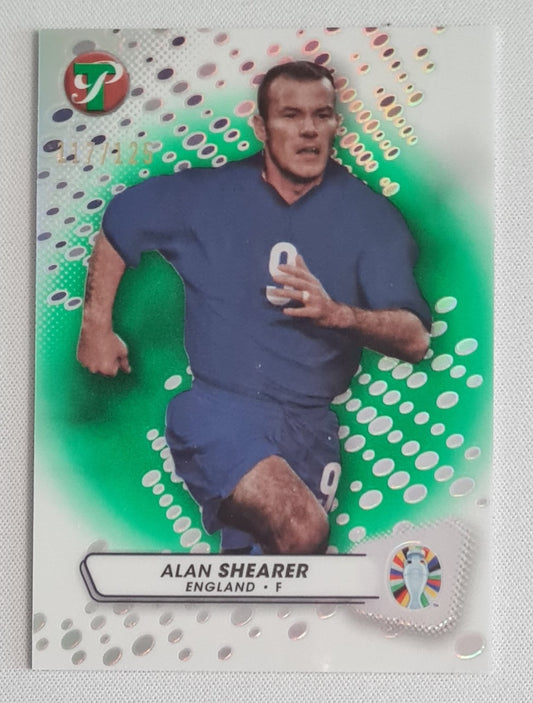 Alan Shearer - 2023 Topps Road to UEFA EURO 2024 National Team England #33 Green /125