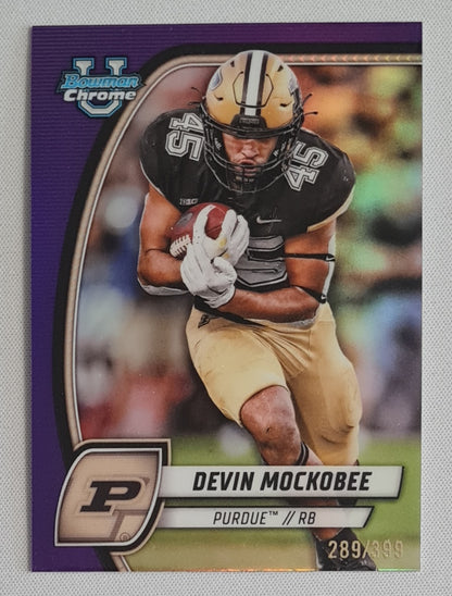 Devin Mockobee - 2024 Topps Bowman U Football - Purdue #175 / 399
