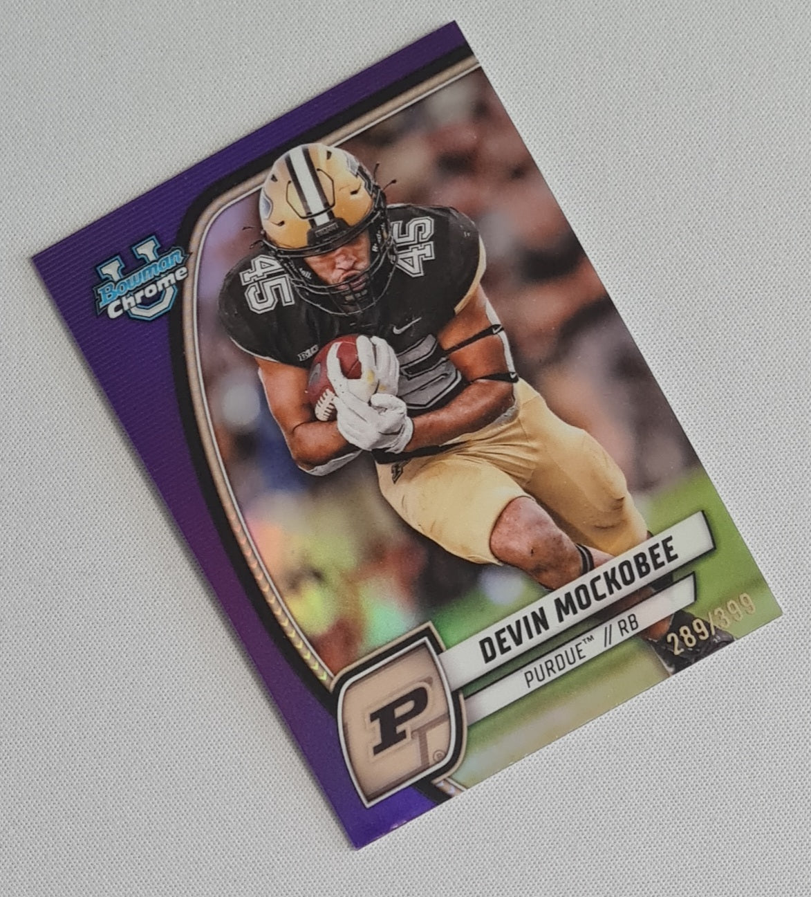 Devin Mockobee - 2024 Topps Bowman U Football - Purdue #175 / 399