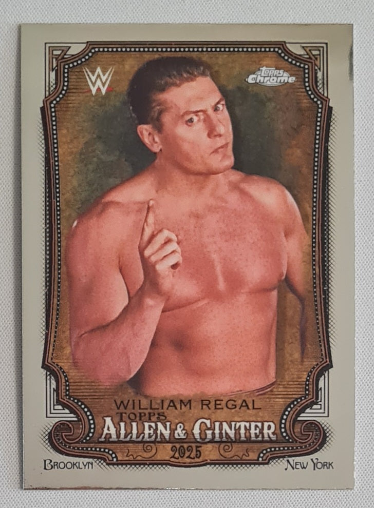 William Regal - 2025 Topps Chrome WWE Wrestling The Worlds Champions Allen & Ginter #AG-WRL
