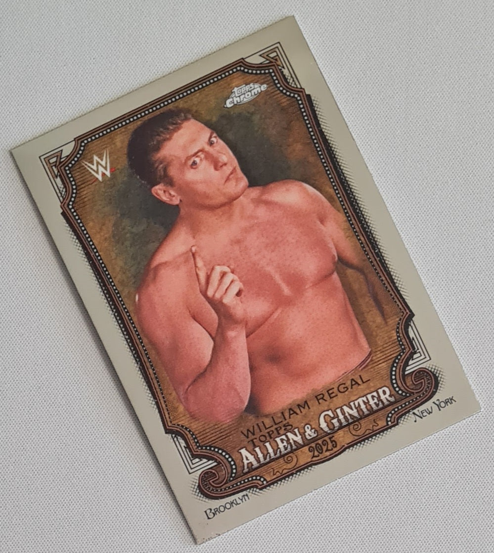 William Regal - 2025 Topps Chrome WWE Wrestling The Worlds Champions Allen & Ginter #AG-WRL