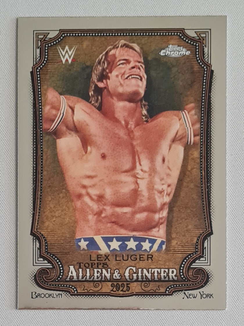 Lex Luger - 2025 Topps Chrome WWE Wrestling The Worlds Champions Allen & Ginter #AG-LEX