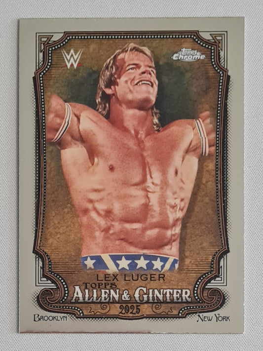 Lex Luger - 2025 Topps Chrome WWE Wrestling The Worlds Champions Allen & Ginter #AG-LEX