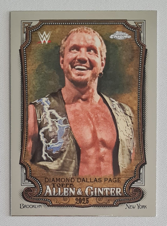 Diamond Dallas Page - 2025 Topps Chrome WWE Wrestling The Worlds Champions Allen & Ginter #AG-DDP