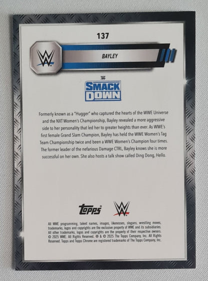Bayley - 2025 Topps Chrome WWE Wrestling Smack Down #137