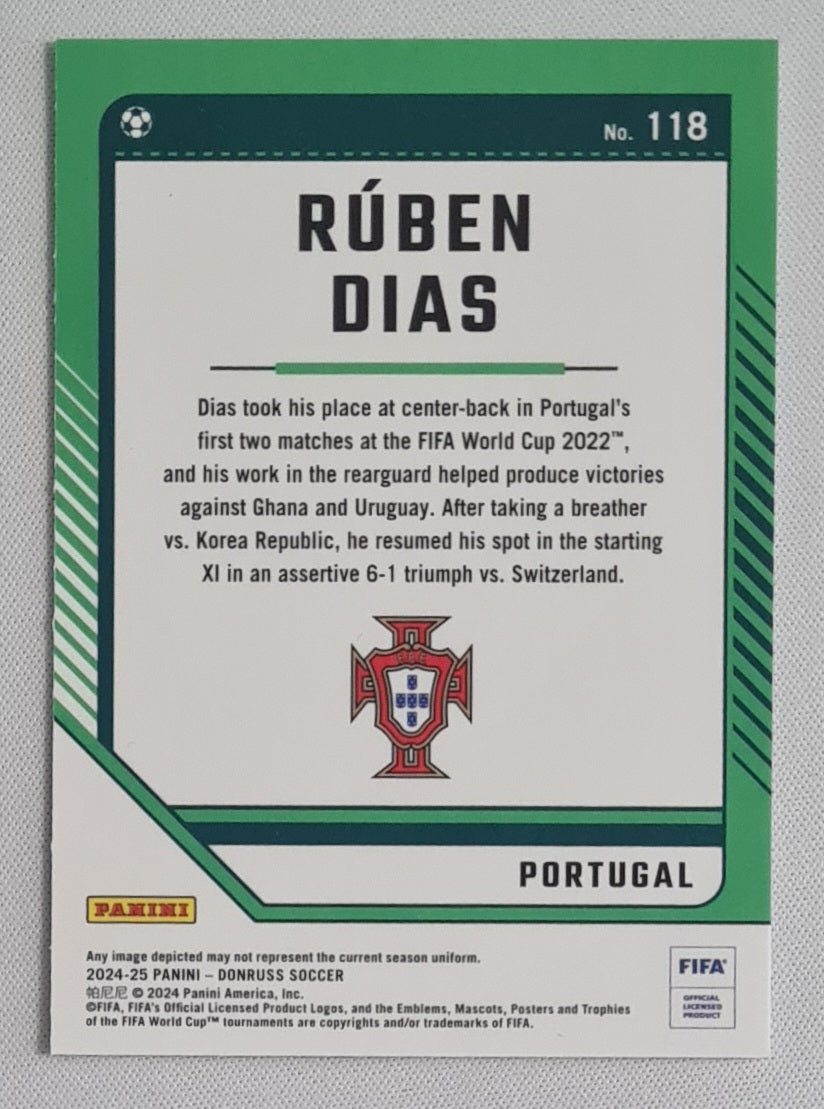 Ruben Dias - 2024/25 Panini Donruss Soccer FIFA #118