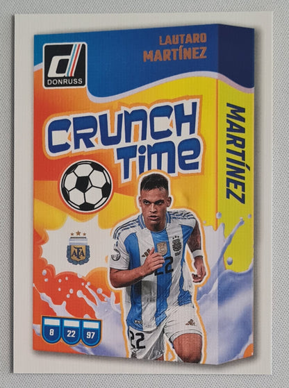 Lautaro Martinez - 2024/25 Panini Donruss Soccer CRUNCH TIME #7
