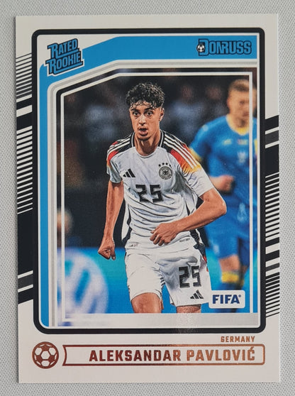Aleksandar Pavlovic - 2024/25 Panini Donruss Soccer Team Germany FIFA Rated Rookie #191