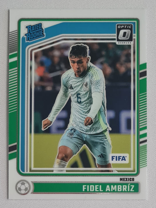 Fidel Ambriz - 2024/25 Panini Donruss Soccer Team Mexico FIFA Rated Rookie #199