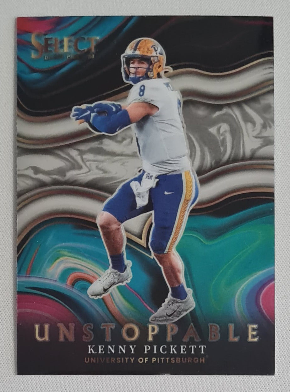 Kenny Pickett - 2022 Panini Select Draft Picks Football UNSTOPPABLE Pitt #US-KP