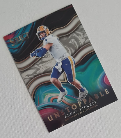 Kenny Pickett - 2022 Panini Select Draft Picks Football UNSTOPPABLE Pitt #US-KP