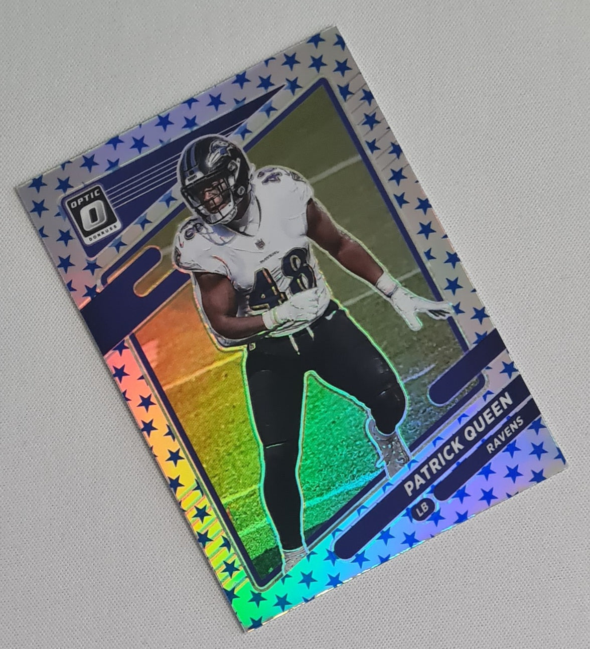 Patrick Queen - 2021 Panini Donruss Optic Football NFL Ravens #130 Stars