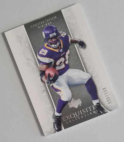 Chester Taylor - 2006 Upper Deck Exquisite Collection Footbal NFL Vikings #34 /150