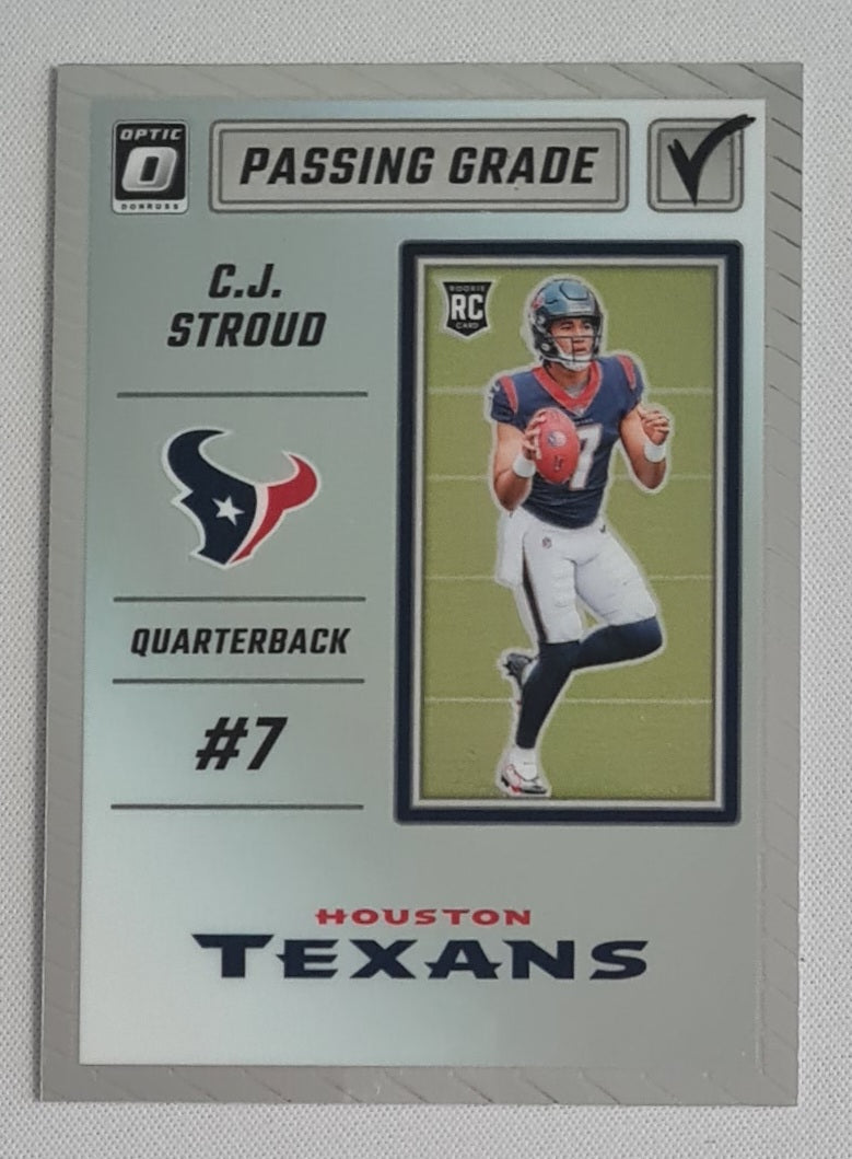 C.J. Stroud - 2023 Panini Donruss Optic Football NFL Texans Passig Grade(RC) #PG-CS