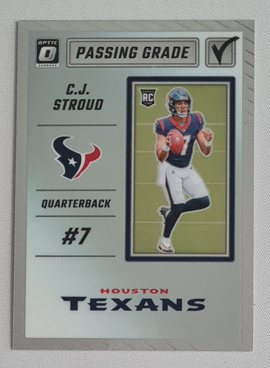 C.J. Stroud - 2023 Panini Donruss Optic Football NFL Texans Passig Grade(RC) #PG-CS