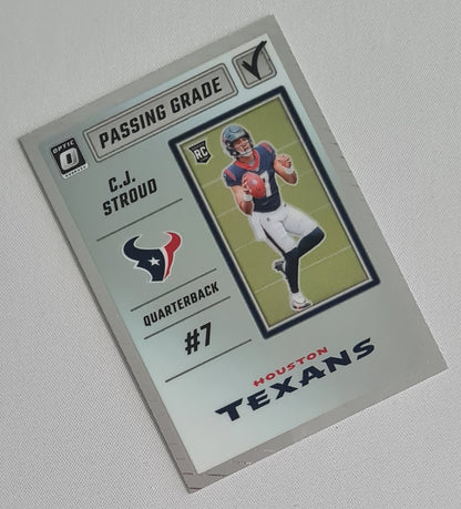 C.J. Stroud - 2023 Panini Donruss Optic Football NFL Texans Passig Grade(RC) #PG-CS
