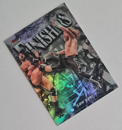 Sami Zayn - 2025 Topps WWE Wrestling FINISHERS Raw #FNS-SZ Refractor