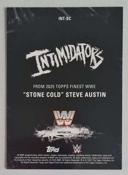 Stone Cold Steve Austin - 2025 Topps Finest WWE Wrestling INTIMIDATORS #INT-SC