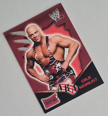 Kurt Angle - 2002 Fleer/SkyBox WWE Wrestling AKA Gold Medalist #86