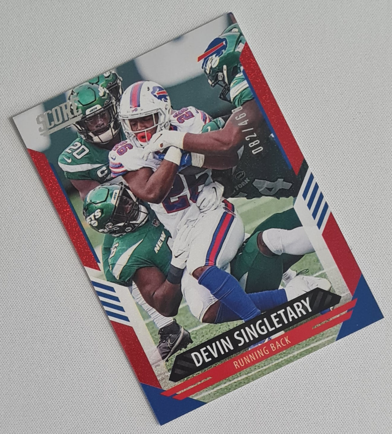 Devin Singletary - 2021 Panini Score Football NFL Bills #24 /460