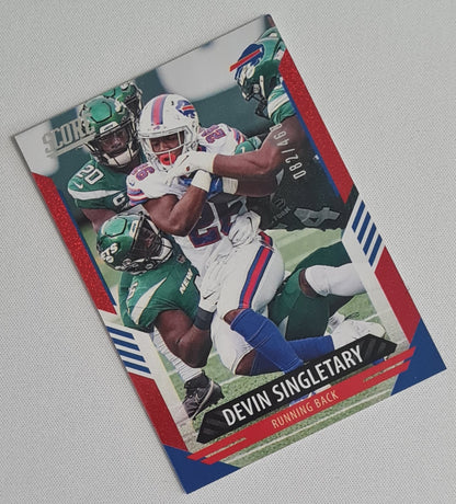 Devin Singletary - 2021 Panini Score Football NFL Bills #24 /460