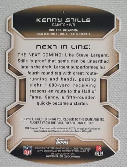 Kenny Stills - 2014 Topps Football NFL Saints #3 Die Cut