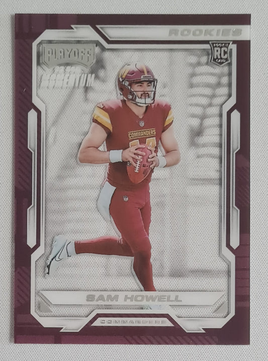 Sam Howell - 2022 Panini Chronicles Playoff Football NFL Commanders (RC) #PMR-5