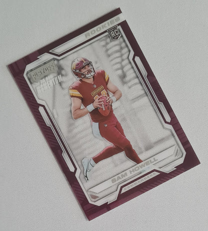 Sam Howell - 2022 Panini Chronicles Playoff Football NFL Commanders (RC) #PMR-5
